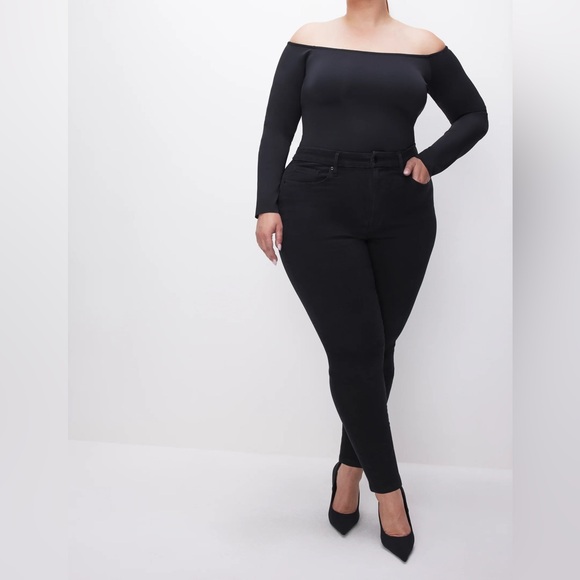 GOOD AMERICAN ALWAYS FITS GOOD LEGS SKINNY JEANS. Plus Size 28-32, - Picture 2 of 13